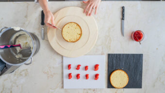 Erdbeertorte mit Rahmcreme