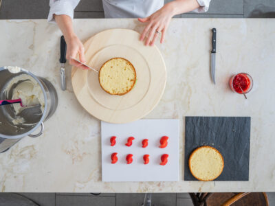 Erdbeertorte mit Rahmcreme